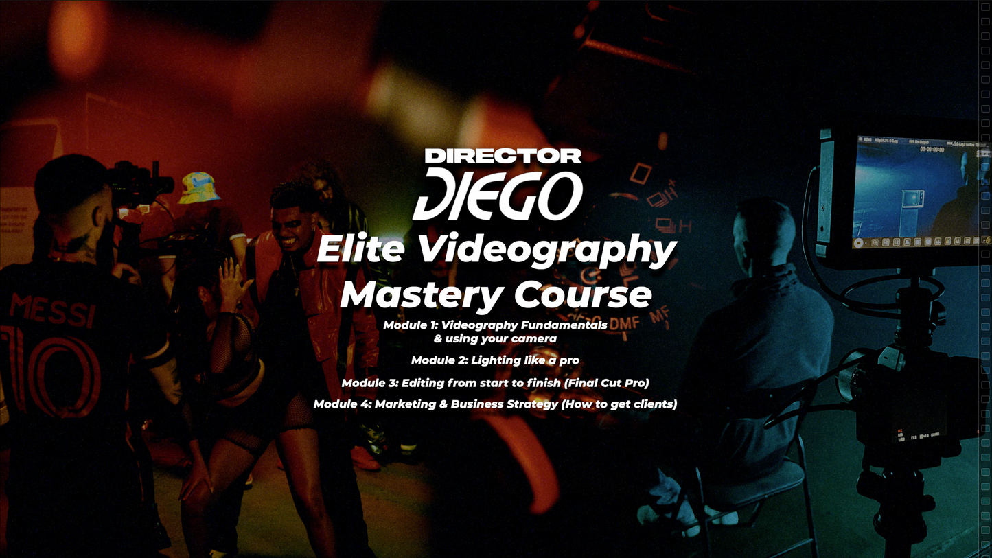 Director Diego's Elite Videography Mastery Course